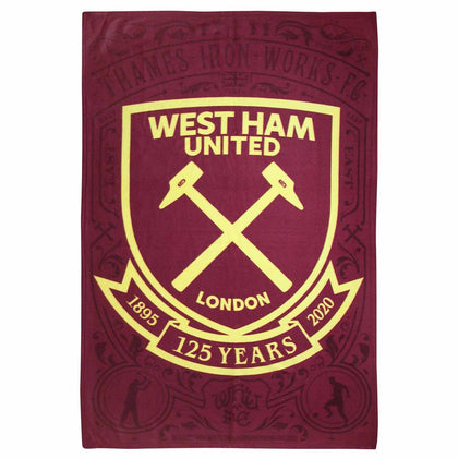 West Ham United FC Fleece Blanket Image 1