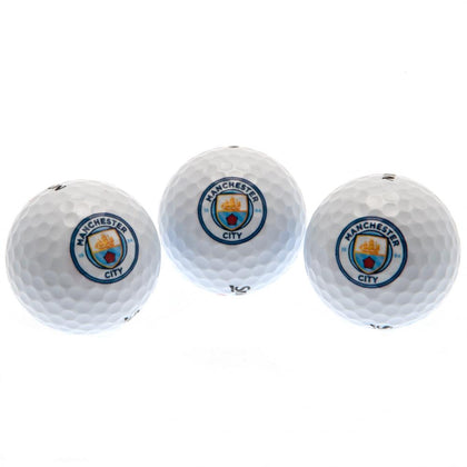 Manchester City FC Golf Ball Tube Image 1