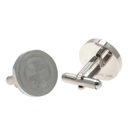 Celtic FC Stainless Steel Formed Cufflinks Image 1