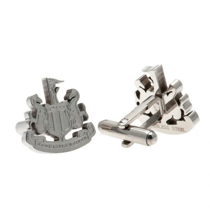 Newcastle United FC Stainless Steel Formed Cufflinks Image 1