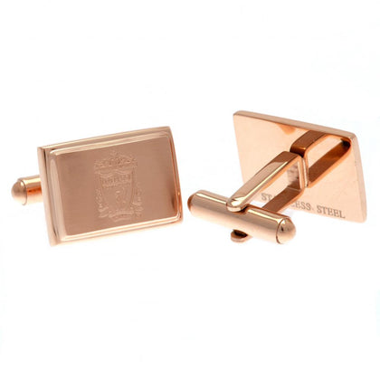 Liverpool FC Rose Gold Plated Cufflinks Image 1