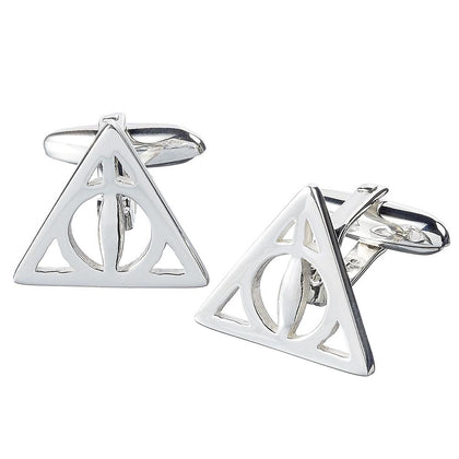 Harry Potter Deathly Hallows Sterling Silver Cufflinks Image 1