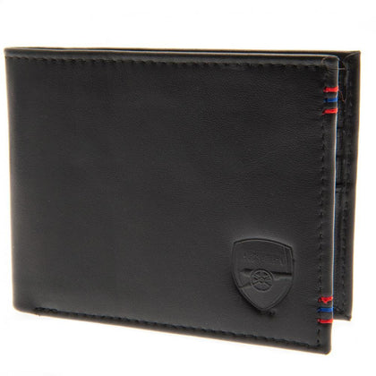 Arsenal FC Leather Stitched Wallet Image 1
