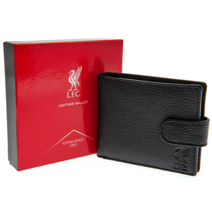 Liverpool FC Black Leather Wallet Image 1