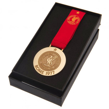 Liverpool FC Rome 1977 Replica Medal Image 1