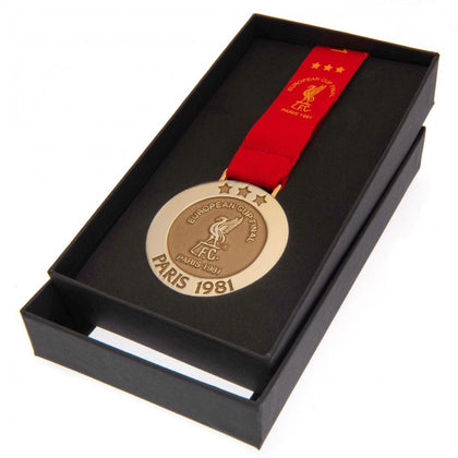 Liverpool FC Paris 1981 Replica Medal Image 1