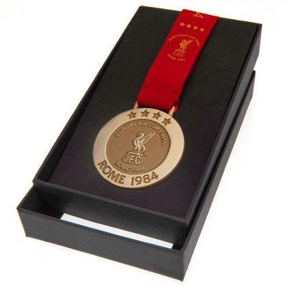Liverpool FC Rome 1984 Replica Medal Image 1