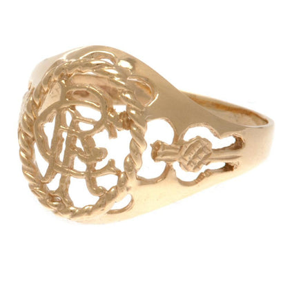 Rangers FC 9ct Gold Crest Ring Image 1
