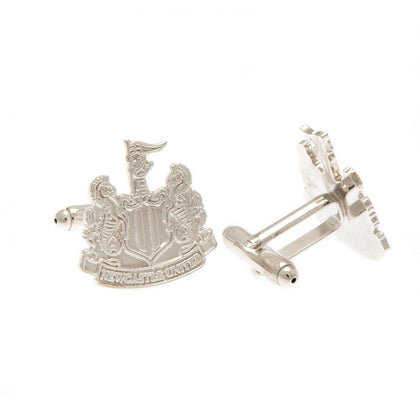 Newcastle United FC Silver Plated Formed Cufflinks Image 1