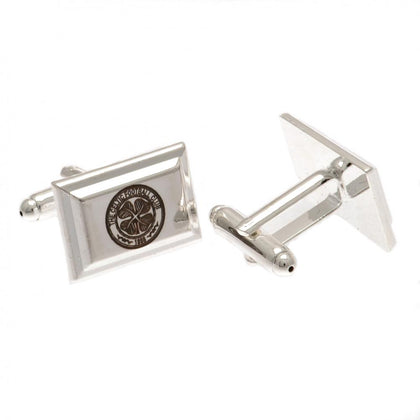 Celtic FC Silver Plated Cufflinks Image 1