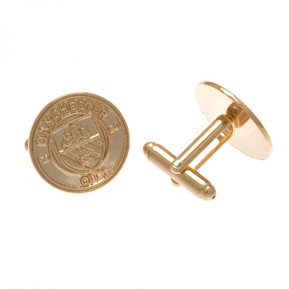 Manchester City FC Gold Plated Cufflinks Image 1