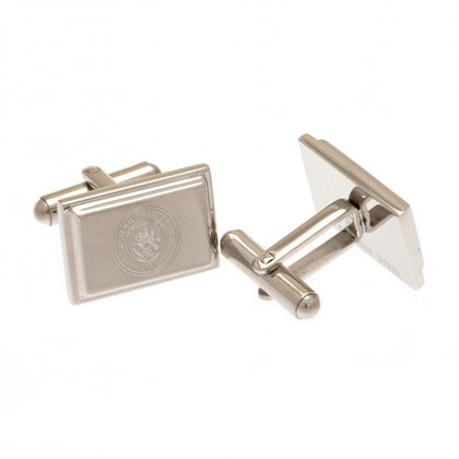 Manchester City FC Stainless Steel Cufflinks Image 1