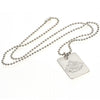 Sunderland AFC Silver Plated Dog Tag & Chain Image 2