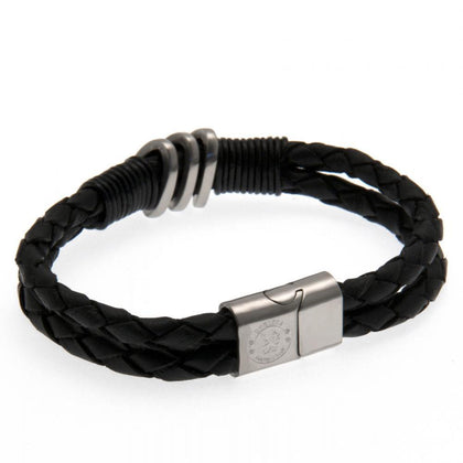 Chelsea FC Leather Bracelet Image 1