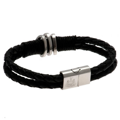 Newcastle United FC Leather Bracelet Image 1