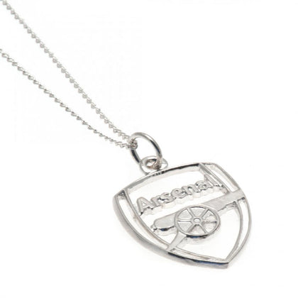 Arsenal FC Sterling Silver Pendant & Chain Image 1