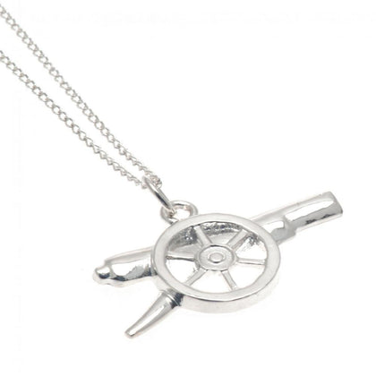 Arsenal FC Sterling Silver Pendant & Chain Image 1