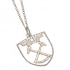 West Ham United FC Sterling Silver Pendant & Chain Image 2