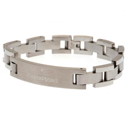 Liverpool FC Stainless Steel Premier League Champions Bracelet Image 1