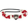 Arsenal FC Stainless Steel PU Slider Bracelet Image 2