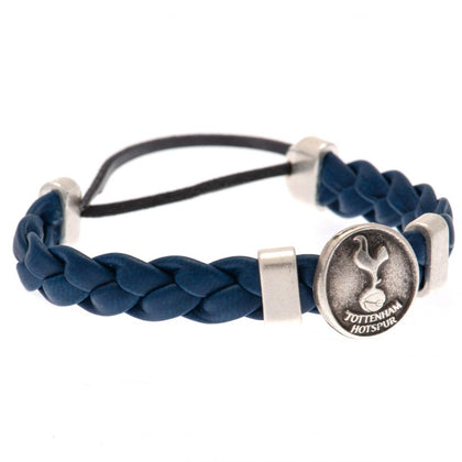 Tottenham Hotspur FC Stainless Steel PU Slider Bracelet Image 1