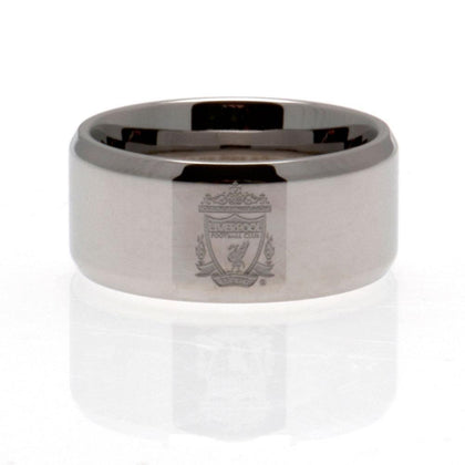 Liverpool FC Stainless Steel Band Ring Image 1