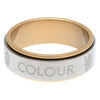 Chelsea FC Stainless Steel Bi Colour Spinner Ring Image 2