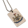 Newcastle United FC Enamel Crest Dog Tag & Chain Image 2