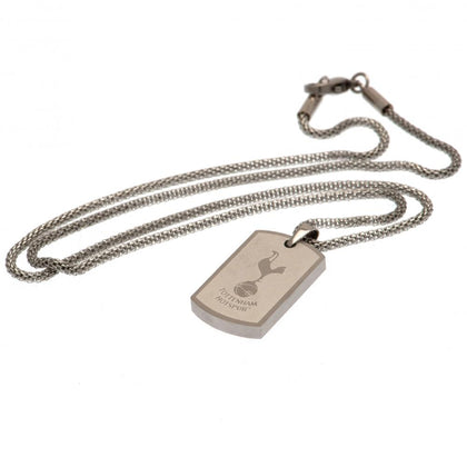Tottenham Hotspur FC Stainless Steel Icon Dog Tag & Chain Image 1