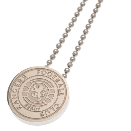 Rangers FC Stainless Steel Pendant & Chain Image 1