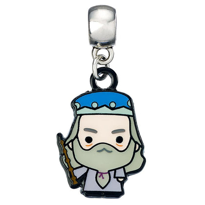 Harry Potter Chibi Dumbledore Silver Plated Charm Image 1