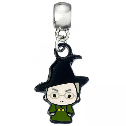 Harry Potter Chibi Professor McGonagall Silver Plated Charm Image 1
