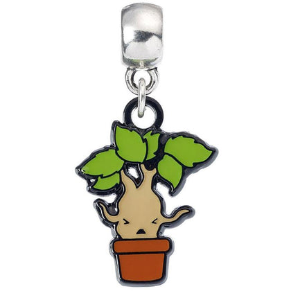 Harry Potter Mandrake Silver Plated Charm Image 1