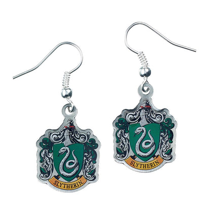 Harry Potter Silver Plated Slytherin Earrings Image 1