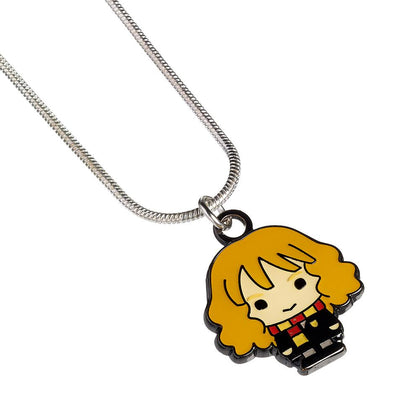 Harry Potter Chibi Hermione Silver Plated Necklace Image 1