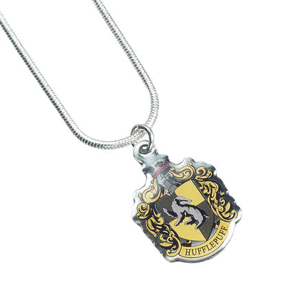 Harry Potter Hufflepuff Silver Plated Necklace Image 1