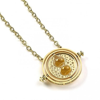Harry Potter Time Turner Gold Plated Necklace Image 1