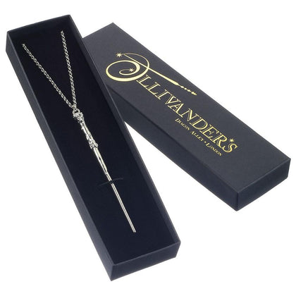 Harry Potter Silver Plated Harry Wand Necklace Image 1
