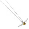 Harry Potter Golden Snitch Sterling Silver Crystal Necklace Image 2