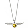 Harry Potter Golden Snitch Sterling Silver Crystal Necklace Image 3