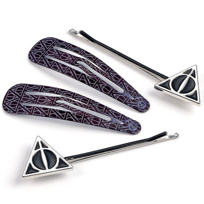 Harry Potter Deathly Hallows Hair Clips Image 1