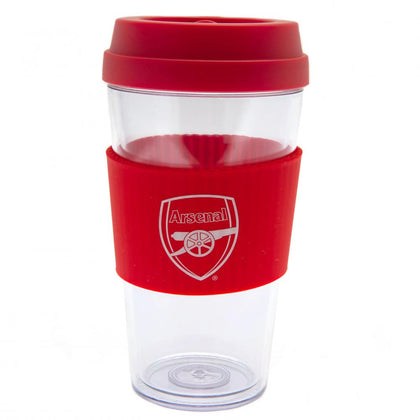 Arsenal FC Clear Grip Travel Mug Image 1