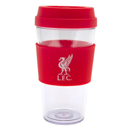 Liverpool FC Clear Grip Travel Mug Image 1