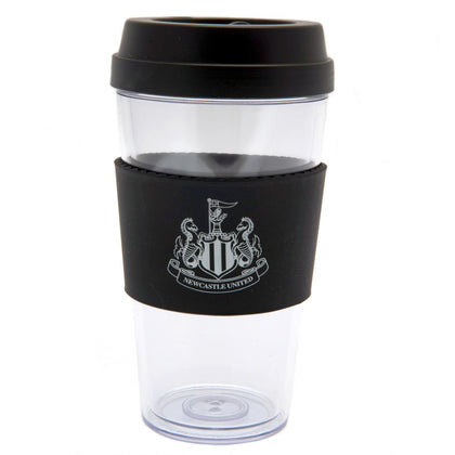 Newcastle United FC Clear Grip Travel Mug Image 1