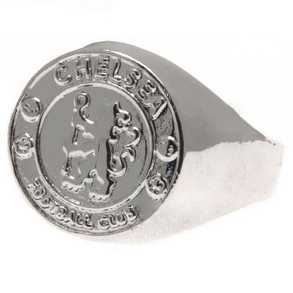 Chelsea FC Silver Plated Crest Ring Image 1