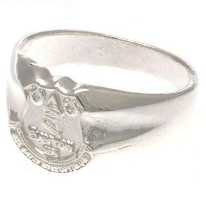Everton FC Silver Plated Crest Ring Image 1