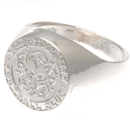 Leicester City FC Silver Plated Crest Ring Image 1