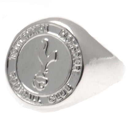 Tottenham Hotspur FC Silver Plated Crest Ring Image 1