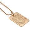 Liverpool FC Gold Plated Dog Tag & Chain Image 2