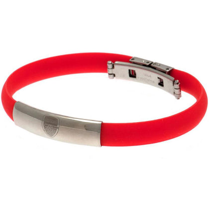 Arsenal FC Colour Silicone Bracelet Image 1